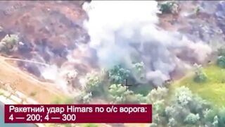 Himars of 147-th Brigade exterminated a few katsaps near Konstyantinivka area.