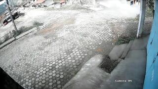 Out Of Control Truck Kills Pedestrain, Driver In Ecuador