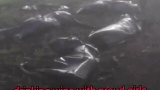 Those dead ruzkies may be already drinking vine with a girls with nice tits