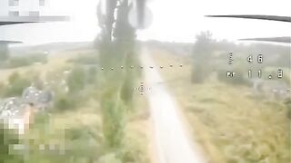 Fat Ukrainian eats a Rusky drone + Aftermath
