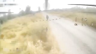 Fat Ukrainian eats a Rusky drone + Aftermath