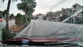 Slow Moving Cyclist Killed By Dashcam Car In Vietnam