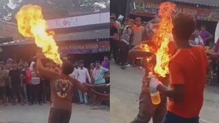 Dumb Fire-Breathing Show Goes Wrong