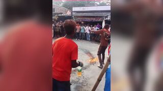 Dumb Fire-Breathing Show Goes Wrong