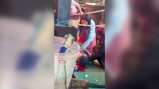 Last Seconds Of Life Who Was Shot Over A Debt Inside A Bar In Brazil