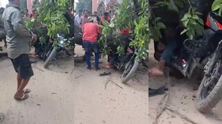 Man killed by tree on motorcycle