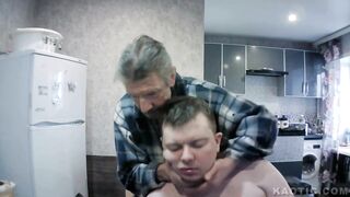 Chubby russian fuck beats old ass man