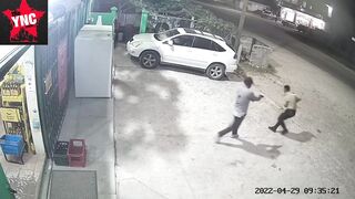 Classic: Security Guard gets Shot for His Gun