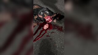 Man Jumped From An Overpass And Speeding Vehicle Finished Him Off