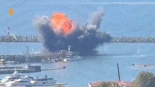 And another ruzzian ship was hit by Ukraine in Black Sea today.