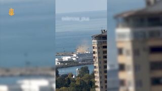 And another ruzzian ship was hit by Ukraine in Black Sea today.