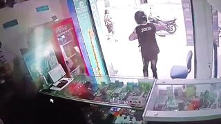 Classic: Female Shopkeeper Shot Dead In Colombia