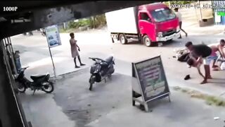 Painful Motorcycle Ride In Indonesia