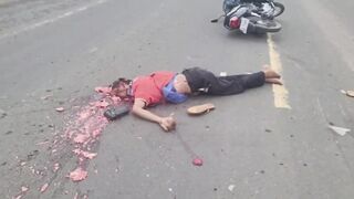 Accident Bike In Cambodia