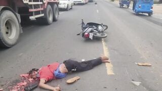 Accident Bike In Cambodia