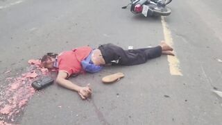 Accident Bike In Cambodia