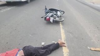 Accident Bike In Cambodia