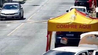 A Hitman Takes Care Of His Target While On The Move Mexico