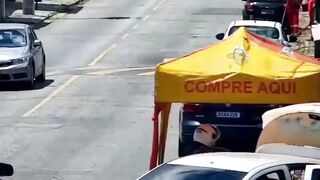 A Hitman Takes Care Of His Target While On The Move Mexico