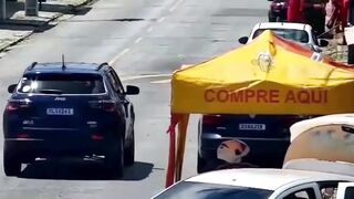 A Hitman Takes Care Of His Target While On The Move Mexico
