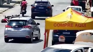 A Hitman Takes Care Of His Target While On The Move Mexico