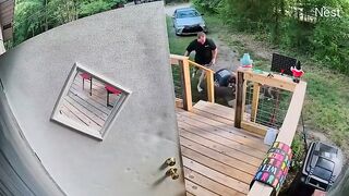 Dog Attacks A Woman In USA