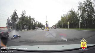 Instant Death Of 35-Year-Old Biker Caught On Dashcam