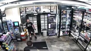 Classic video of guy getting shot by police