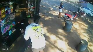 Woman Gets Gunned Down By BF In Brazil (Classic Video)