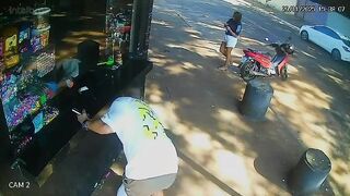 Woman Gets Gunned Down By BF In Brazil (Classic Video)