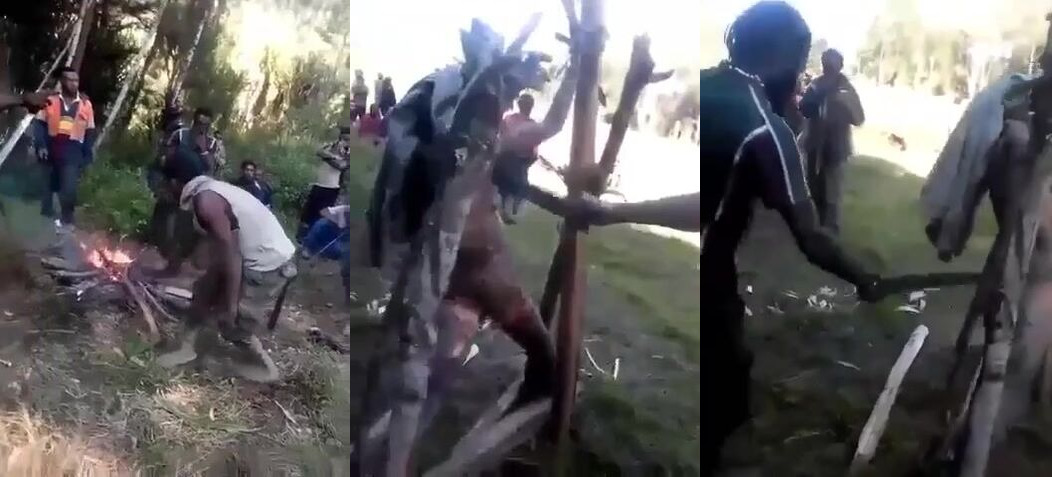 Woman Tortured With Fire (CLASSIC VIDEO)