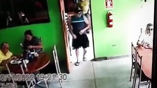 CLASSIC Hitman Moves Little Girl Out Of The Way Before Executing his target