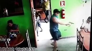 CLASSIC Hitman Moves Little Girl Out Of The Way Before Executing his target
