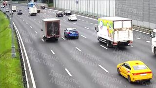 Final Destination: Biker Sent Flying Over the Guardrail