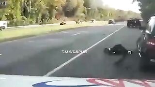 Roadside Service Man Gets Hit By A Speeding Car (Maryland 2021)