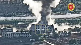 LUHANSK, DONBAS OBLAST, OBLITERATED  POSITIONS BY RAF