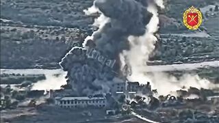 LUHANSK, DONBAS OBLAST, OBLITERATED  POSITIONS BY RAF