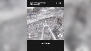 UA drone trolling Russian