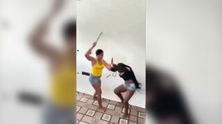 Two Girls Punished For Stealing Phone And ...A WIG