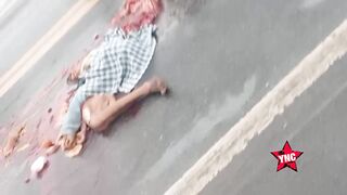 Elderly Woman Turned Into A Mess On BR-101