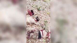 Sicarios Destroy Dead Rival`s Head With A Stone And Attempt To Behead Him With Shovel