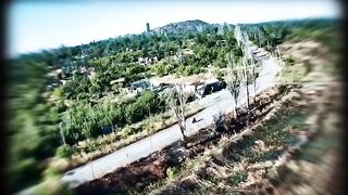 Russian motorcyclist was fined for speeding.
