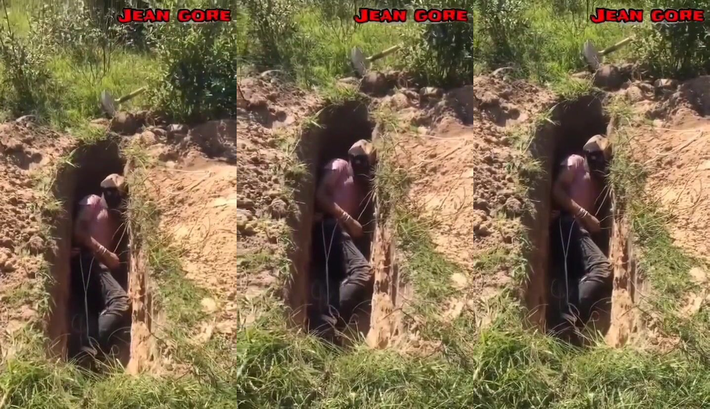 Man Was  Executed In His Own Grave