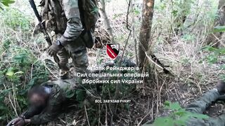 UA SOF special forces caught 2 katsap captives on Donetsk direction