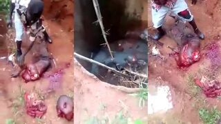 Nigerian Man Butchered By Rebels
