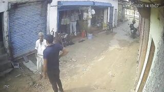 Old Man Attacked By Stray Dog