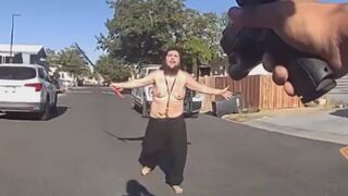 Dude Armed With Samurai Sword Shot By California Cop
