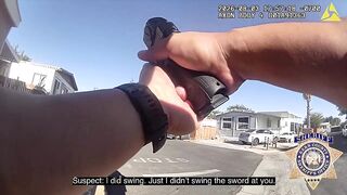 Dude Armed With Samurai Sword Shot By California Cop