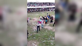 Another Idiot Seriously Gored By Bull In Colombia