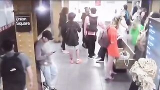 Girl dies after stumbling onto tracks